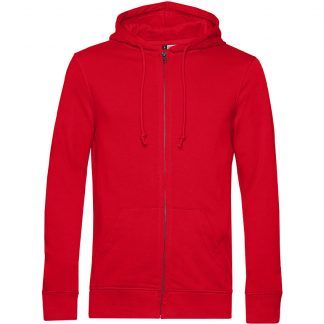 Sudadera orgánica con capucha y cremallera