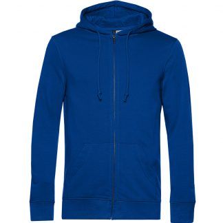 Sudadera orgánica con capucha y cremallera