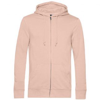 Sudadera orgánica con capucha y cremallera